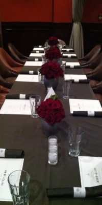 Table with Florals